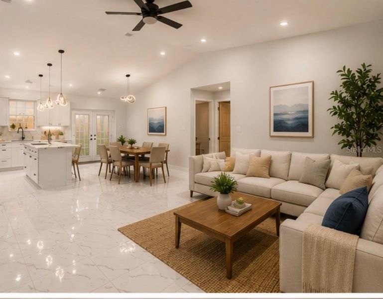 Furnished interior view inside a new home in , Avon Park (Image 5).