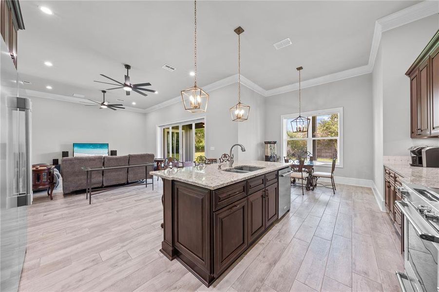 Furnished interior view inside a new home in , St. Cloud (Image 11).