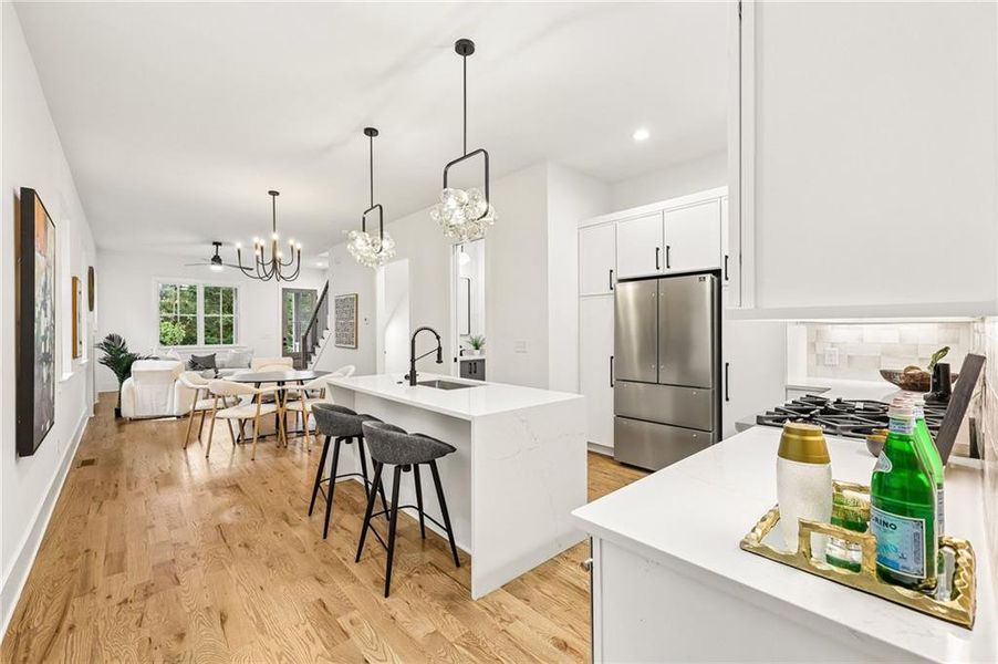 Furnished interior view inside a new home in , Decatur (Image 10).