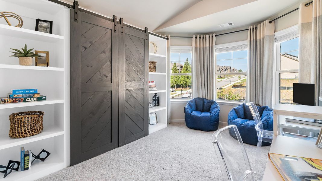Furnished interior view inside a new home in Camp Creek Village, Atlanta (Image 27).