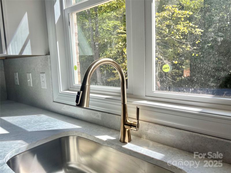 Gold plumbing fixtures