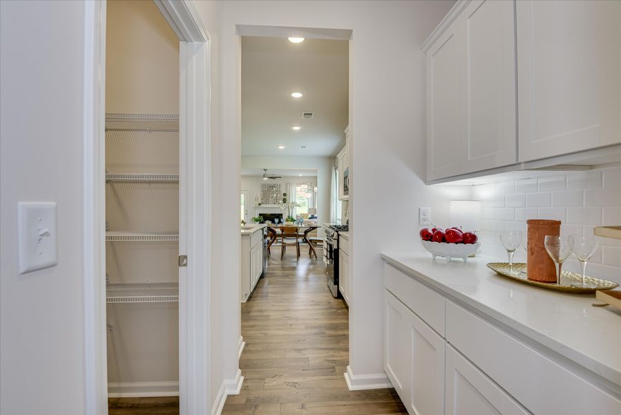 Furnished interior view inside a new home in Heritage Bay, Sumter (Image 27). Furnished interior view inside a new home in Heritage Bay, Sumter (Image 27).