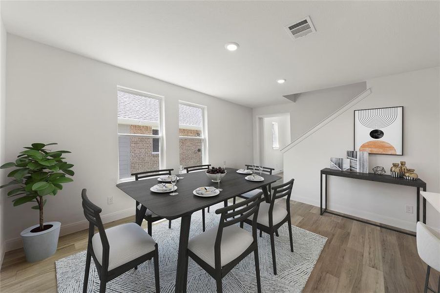 Furnished interior view inside a new home in Creekside, Royse City (Image 12). Furnished interior view inside a new home in Creekside, Royse City (Image 12).