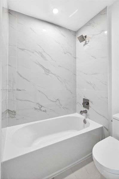 Furnished interior view inside a new home in , Miami (Image 17).