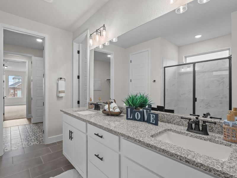Furnished interior view inside a new home in The Reserve at Potranco Oaks, Castroville (Image 40).