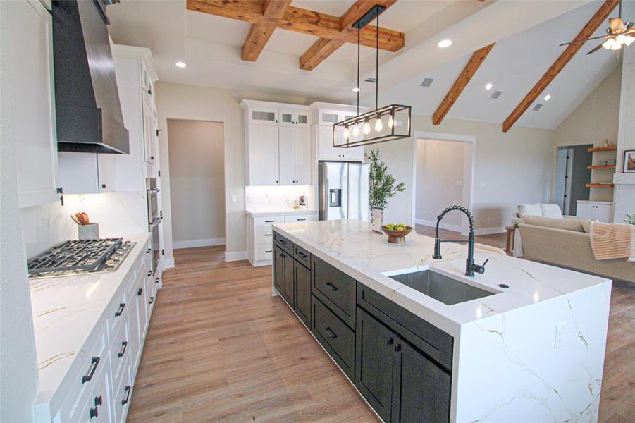 Furnished interior view inside a new home in , Waxahachie (Image 10).