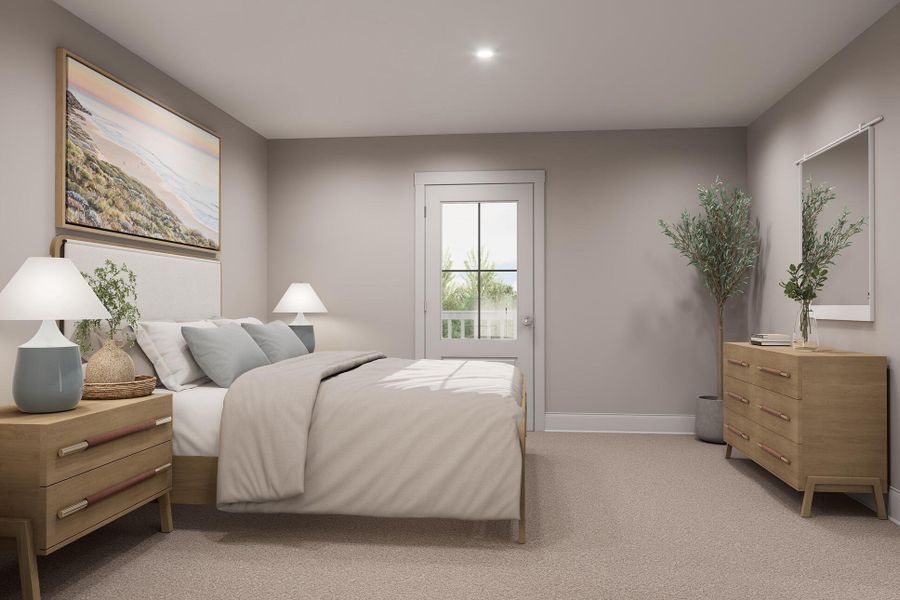 Furnished interior view inside a new home in Rivers Reach, Yemassee (Image 25).