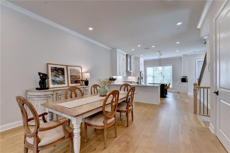 Furnished interior view inside a new home in , Alpharetta (Image 9).