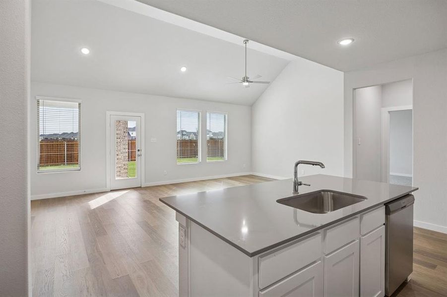 Open Floor Plan in the Masters home plan by Trophy Signature Homes – REPRESENTATIVE PHOTO Open Floor Plan in the Masters home plan by Trophy Signature Homes – REPRESENTATIVE PHOTO