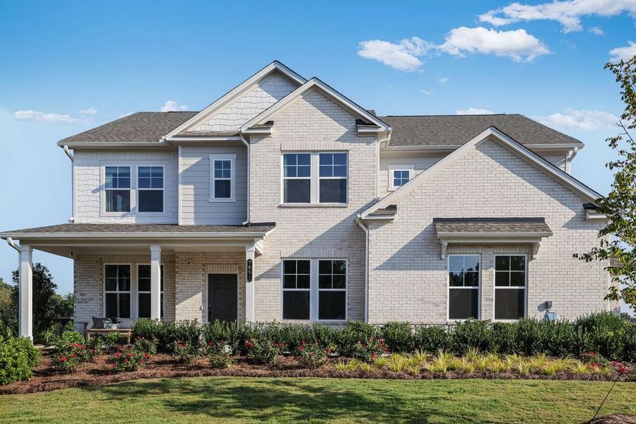 Representative exterior photo of a completed home built from the Easton by Taylor Morrison in Watson Park, Snellville, GA (Image 23). Representative exterior photo of a completed home built from the Easton by Taylor Morrison in Watson Park, Snellville, GA (Image 23).
