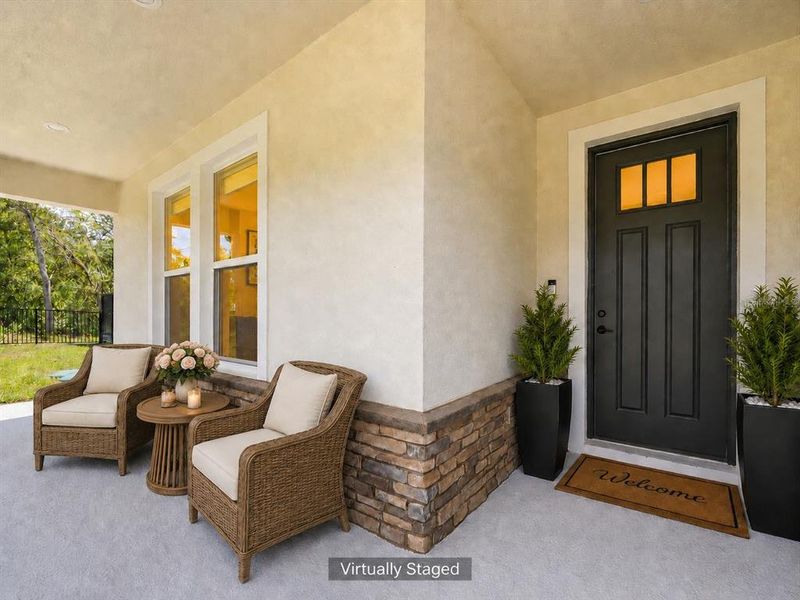 Exterior details and patio area of a home in , Spring Hill (Image 4).