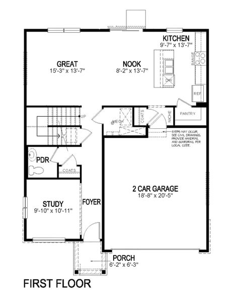 2D floor plan layout of this home in Fossil Creek Ranch, Windsor, CO (Image 2). 2D floor plan layout of this home in Fossil Creek Ranch, Windsor, CO (Image 2).