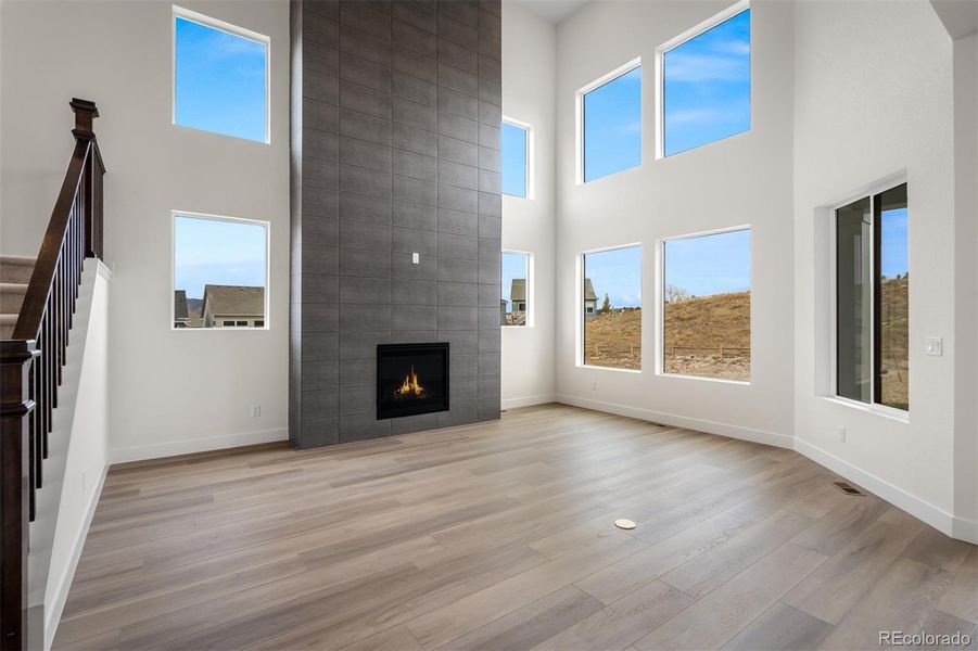 Spacious, unfurnished interior of a new home in Cloverleaf – Mountainview Collection, Monument (Image 21).