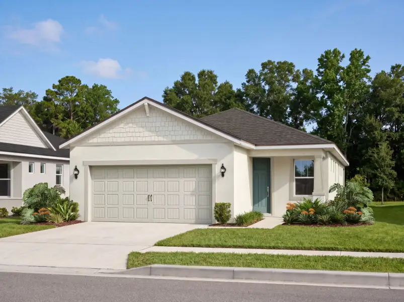 Representative exterior photo of a completed home built from the Contour by Del Webb in Del Webb Flagler Beach, Palm Coast, FL (Image 24). Representative exterior photo of a completed home built from the Contour by Del Webb in Del Webb Flagler Beach, Palm Coast, FL (Image 24).
