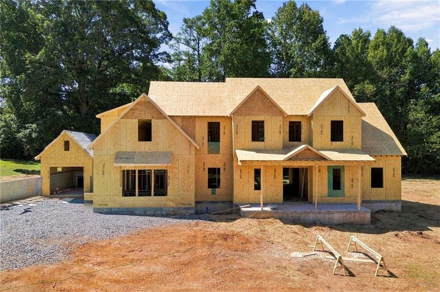In-progress construction of a new home in , Marietta, GA (Image 5).