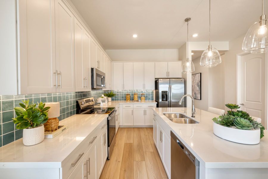 Representative furnished interior of a home built from the Artesa Plan 3515 by Tri Pointe Homes in Soleo, San Tan Valley (Image 5).