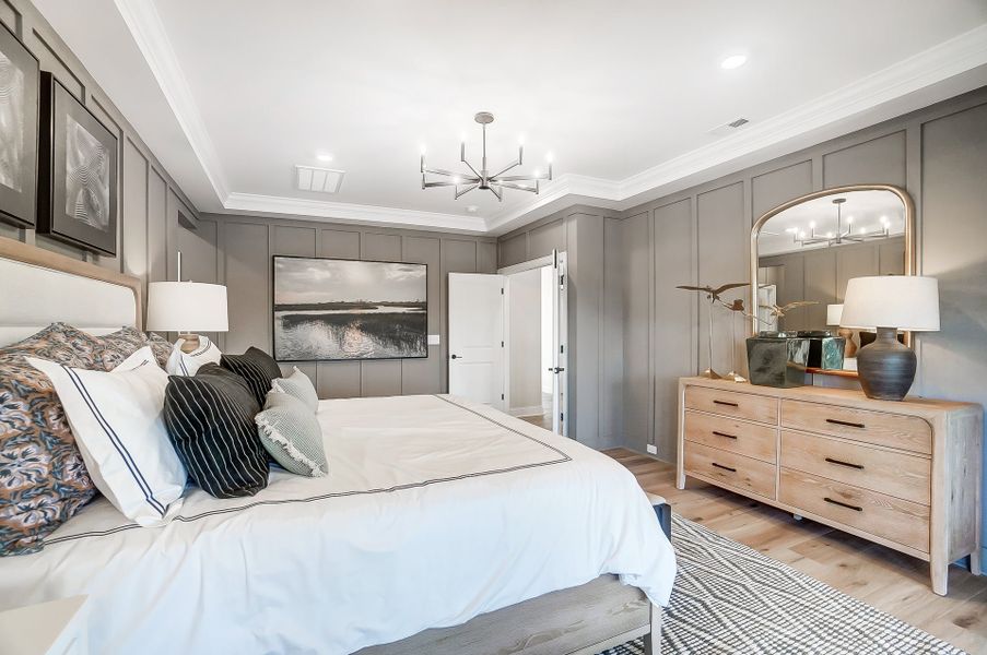 Representative furnished interior of a home built from the Lexington II by Caruso Homes in Rolling Meadows, Mooresville (Image 47).