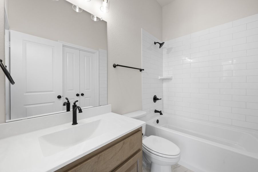 Furnished interior view inside a new home in Mockingbird Hills - Signature Series, Joshua (Image 12).