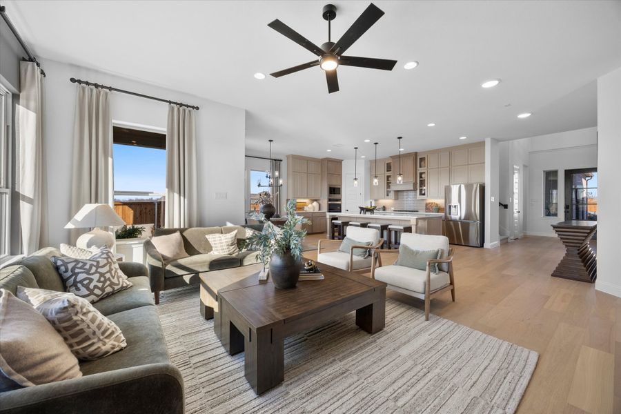 Furnished interior view inside a new home in Brookshire at Legacy Hills, Celina (Image 29).