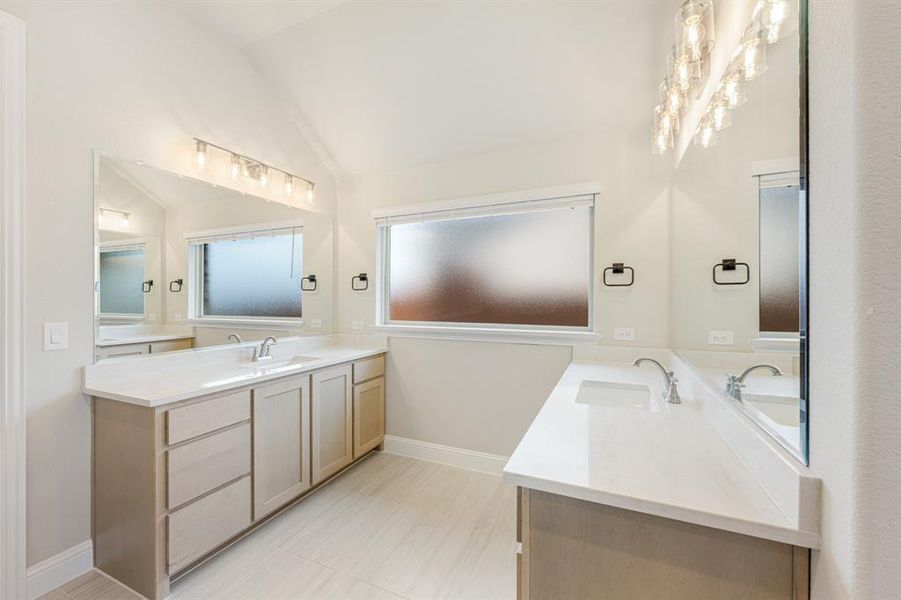 Furnished interior view inside a new home in Sunrise at Garden Valley, Waxahachie (Image 15).