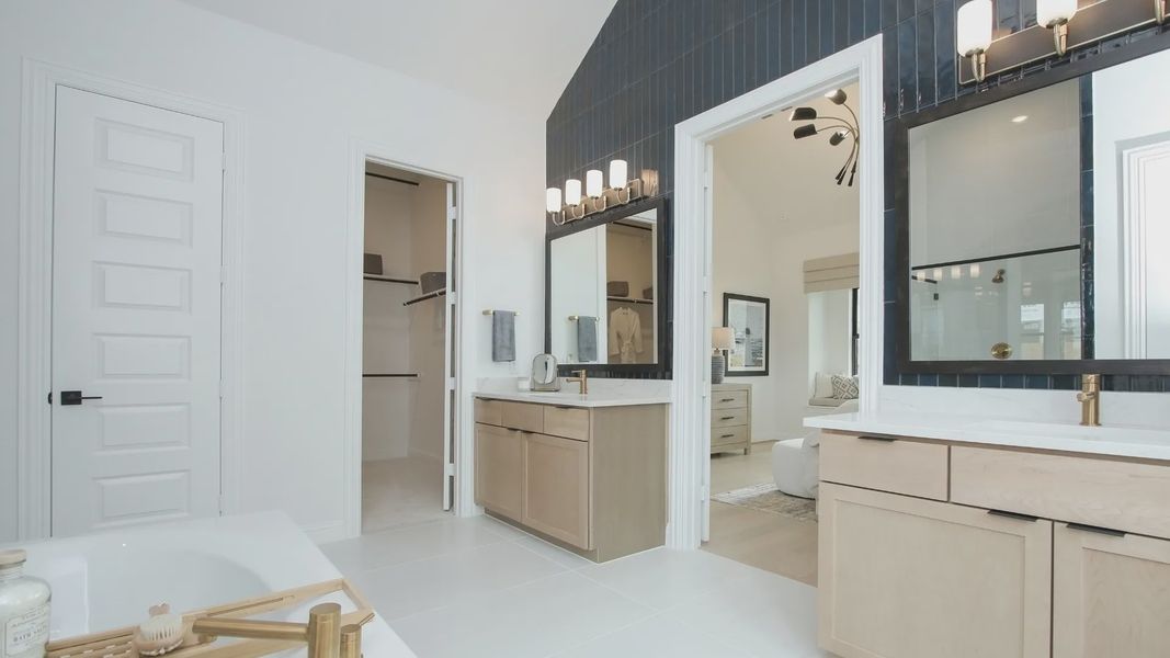 Furnished interior view inside a new home in Piedmont, San Antonio (Image 20).