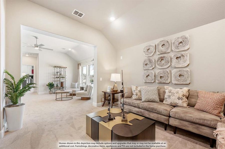 Furnished interior view inside a new home in Sutton Fields, Celina (Image 8).