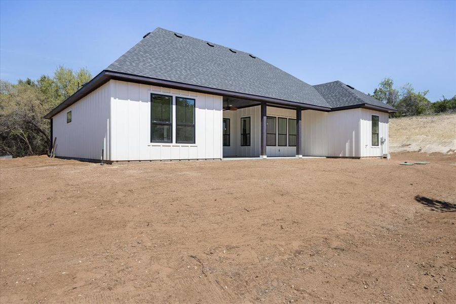 Exterior details and patio area of a home in , Bluff Dale (Image 24).