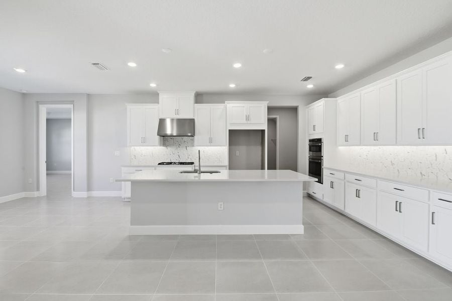 Representative furnished interior of a home built from the Cumberland by Taylor Morrison in Harvest at Ovation, Winter Garden (Image 20).