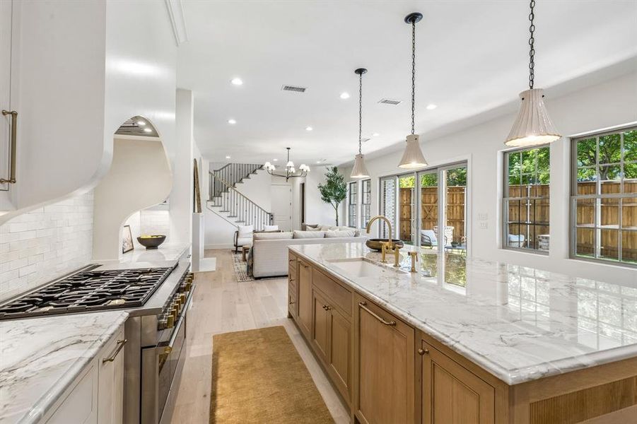 Furnished interior view inside a new home in , Dallas (Image 10).
