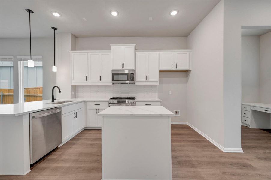 Furnished interior view inside a new home in Heritage, Dripping Springs (Image 8).