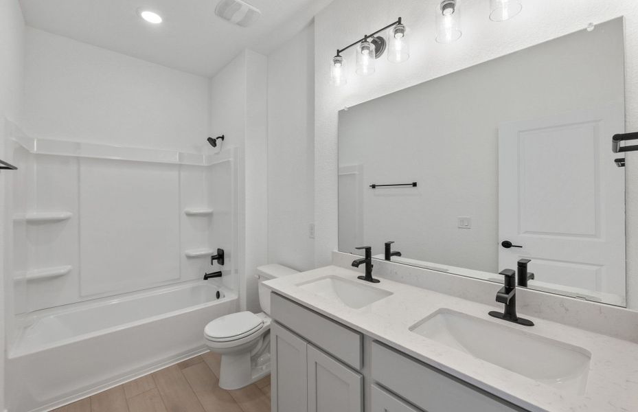 Furnished interior view inside a new home in Woodside, Georgetown (Image 12).