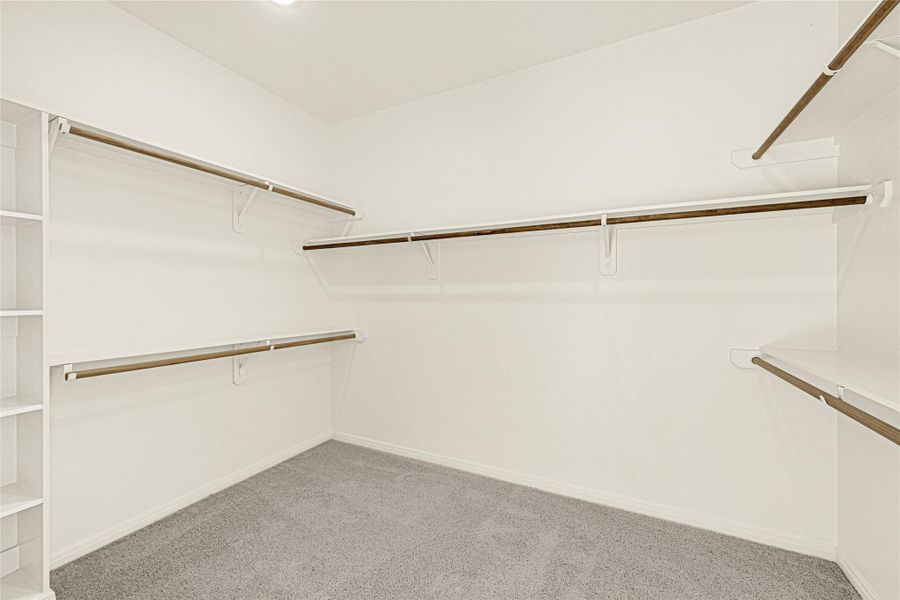 Walk-in closet.