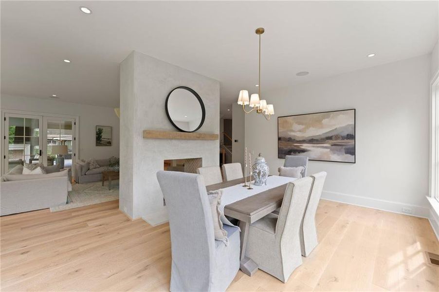 Furnished interior view inside a new home in , Dawsonville (Image 57).
