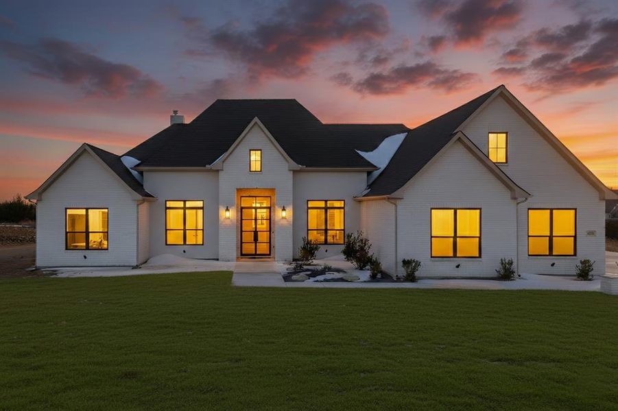 Front exterior of a new home in , Weatherford, TX, highlighting curb appeal (Image 1). Front exterior of a new home in , Weatherford, TX, highlighting curb appeal (Image 1).