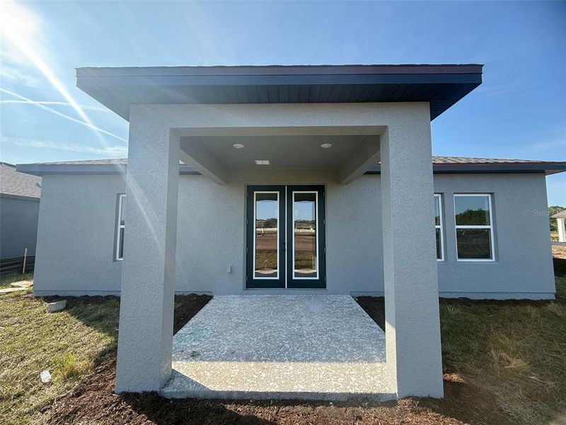 Exterior details and patio area of a home in Tyson Reserve, St. Cloud (Image 3). Exterior details and patio area of a home in Tyson Reserve, St. Cloud (Image 3).