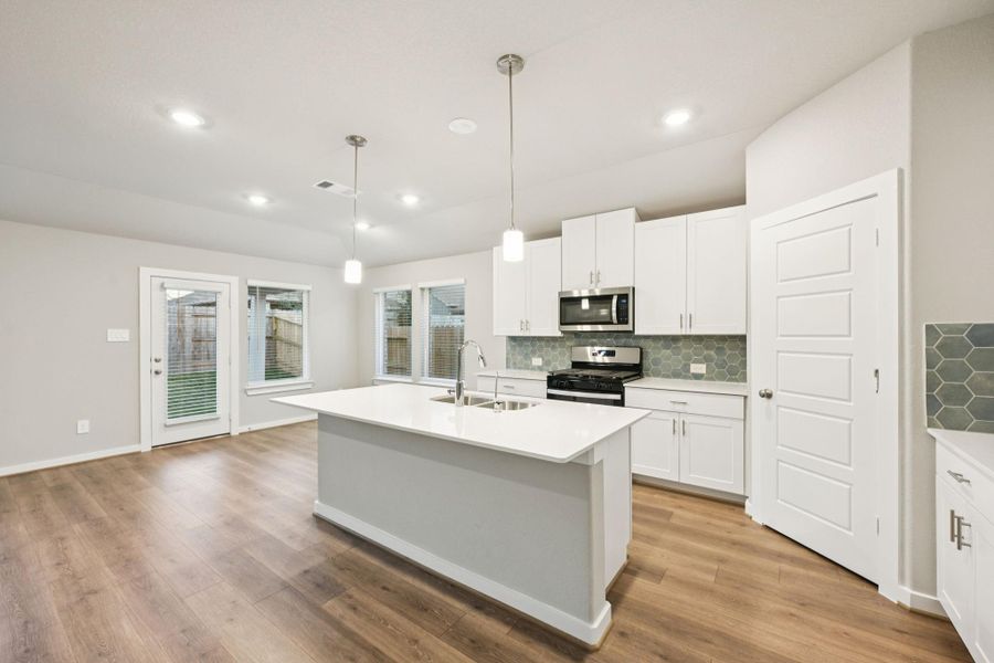 Photo is not of the actual home, but is an inspirational photo of builder’s model home and may depict options, furnishings, and/or decorator features that are not included