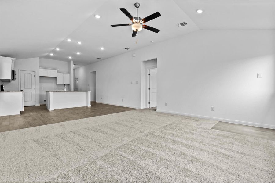 Spacious, unfurnished interior of a new home in Butler Farms, Liberty Hill (Image 26). Spacious, unfurnished interior of a new home in Butler Farms, Liberty Hill (Image 26).