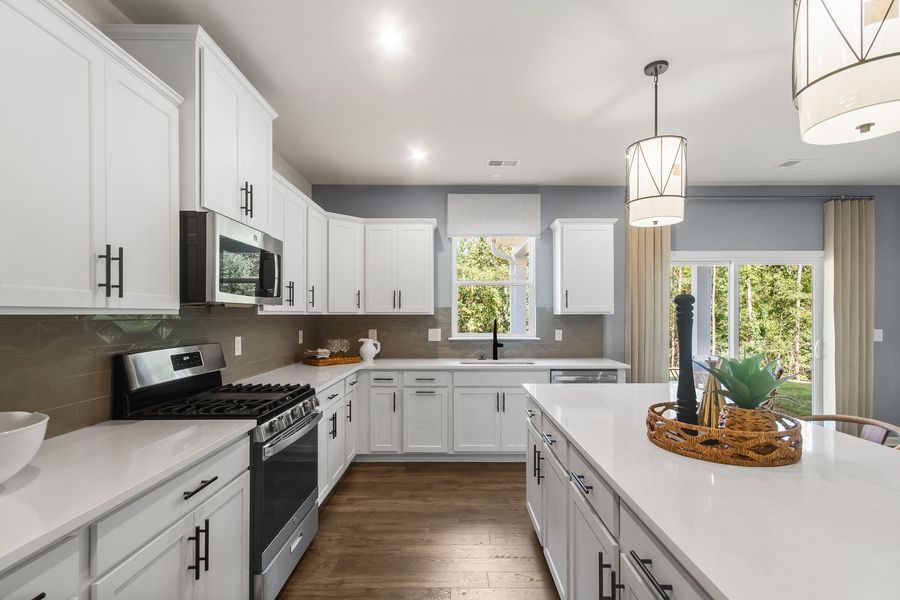 Furnished interior view inside a new home in Bridgeport Single Family Homes, Greenville (Image 17).
