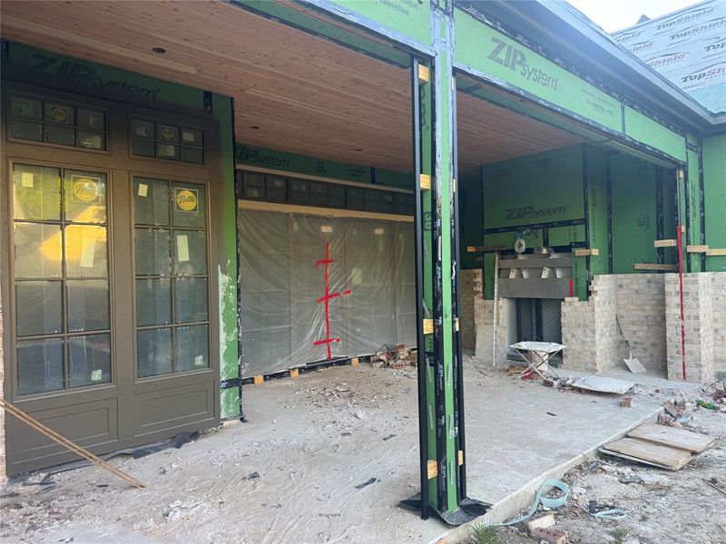 In-progress construction of a new home in , Dallas, TX (Image 10).