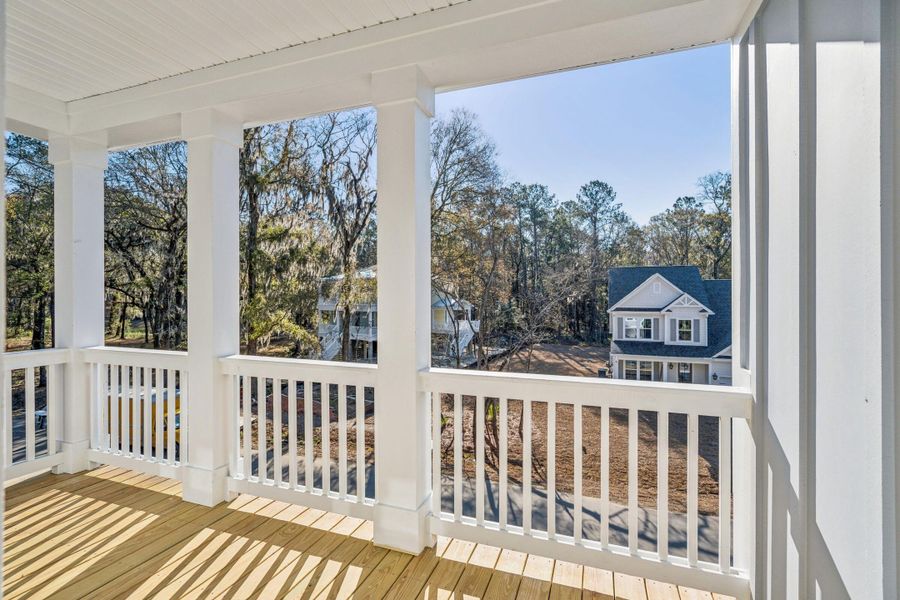 Exterior details and patio area of a home in Waterloo Estates, Johns Island (Image 4).