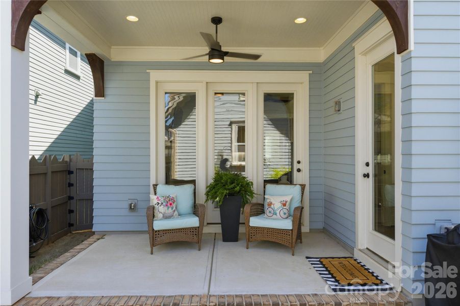 Exterior details and patio area of a home in , Fort Mill (Image 26).