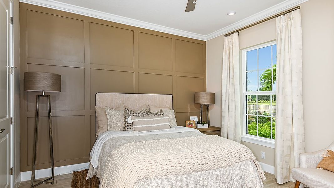 Furnished interior view inside a new home in Esplanade at Azario Lakewood Ranch, Bradenton (Image 17).