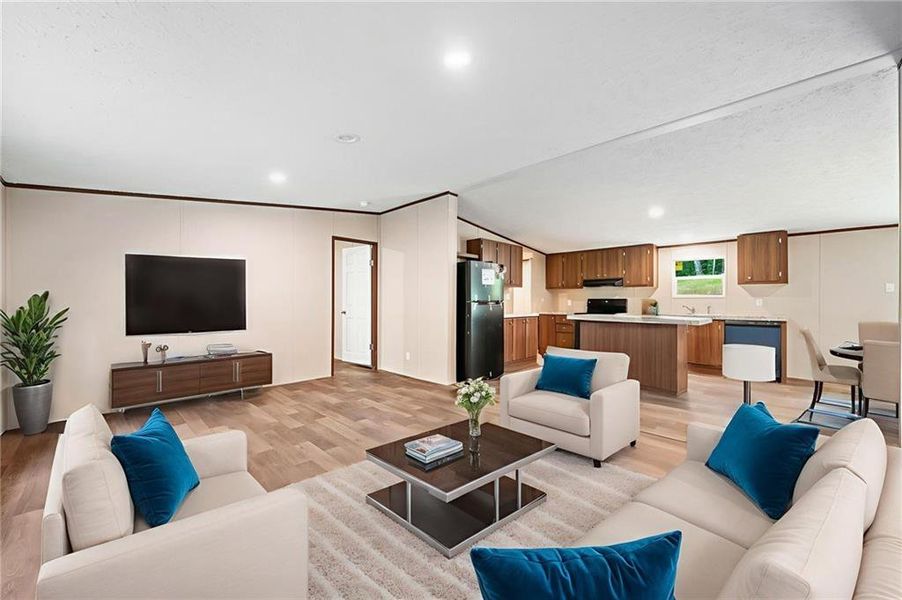 Furnished interior view inside a new home in , Ellijay (Image 6). Furnished interior view inside a new home in , Ellijay (Image 6).