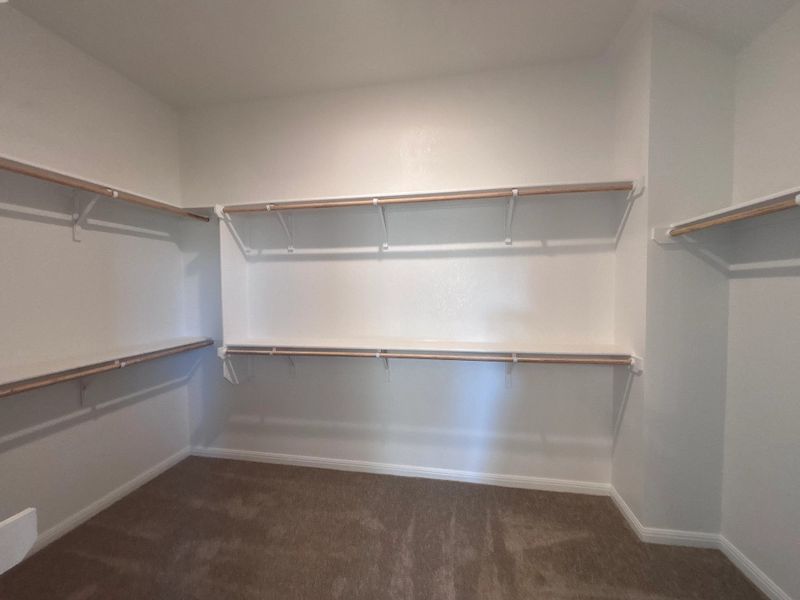 Primary closet