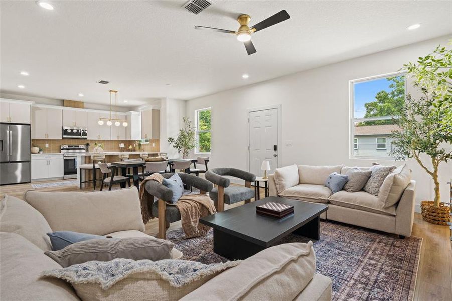 Furnished interior view inside a new home in , Tampa (Image 17).