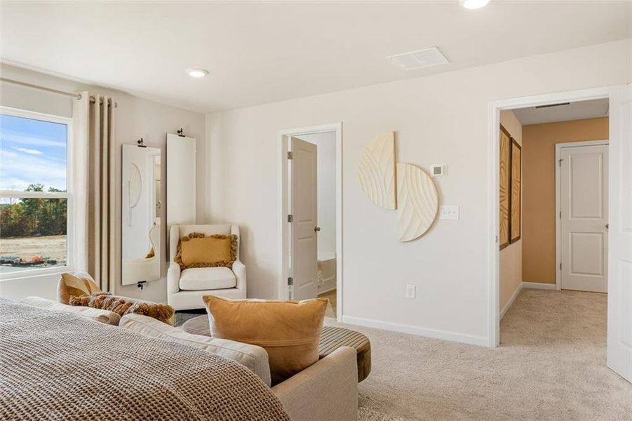 Furnished interior view inside a new home in Hawthorne Reserve, Dallas (Image 11). Furnished interior view inside a new home in Hawthorne Reserve, Dallas (Image 11).