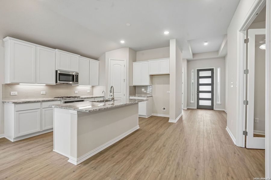Furnished interior view inside a new home in Piedmont, San Antonio (Image 6).