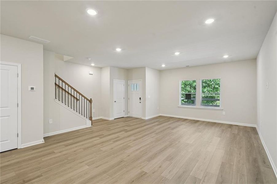 Spacious, unfurnished interior of a new home in Avalon - Vista Series, Conyers (Image 17).