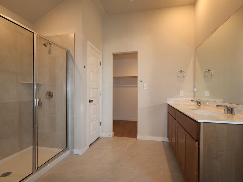 Furnished interior view inside a new home in Willow Springs, Buda (Image 9).