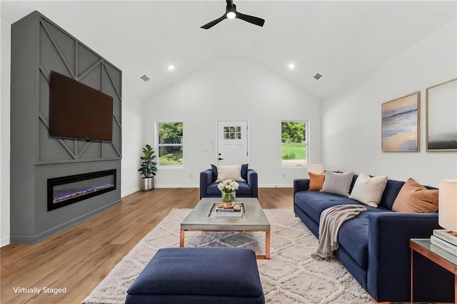 Furnished interior view inside a new home in , Newnan (Image 7).